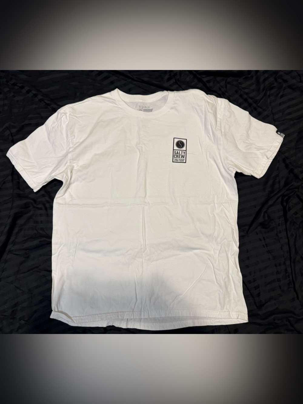 Salty Crew Men’s XL White Graphic Pocket T-Shirt